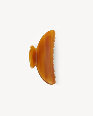Midi Heirloom Claw Clip, Cognac