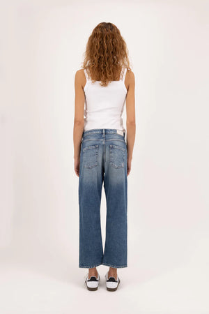 Mimi Cropped Jeans, Dark Used