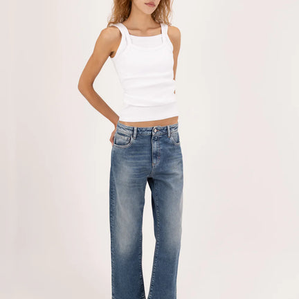 Mimi Cropped Jeans, Dark Used