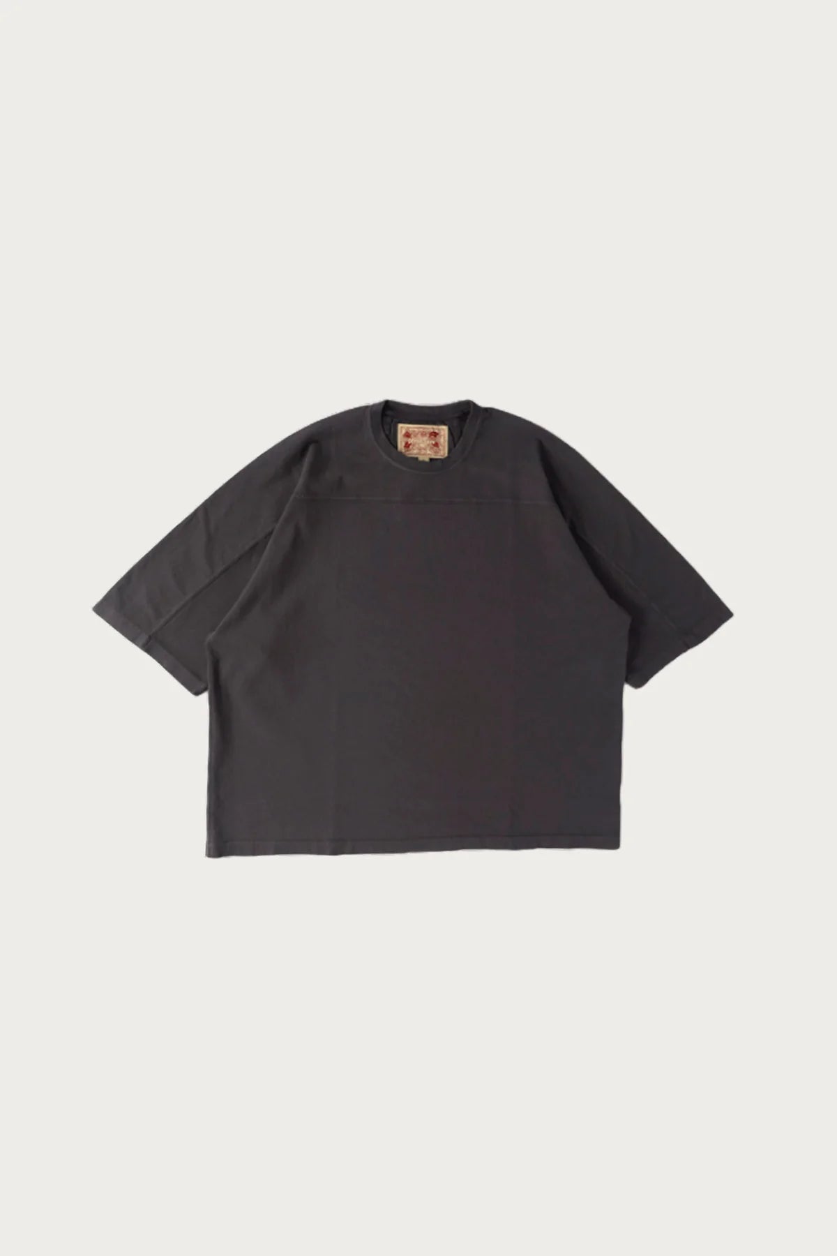 Community Football T-Shirt, Washed Black