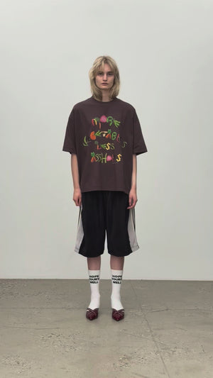 More Vegetables Tee, Brown