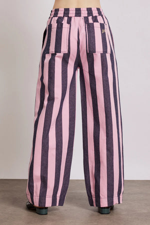 Rafe Pants, Pink Navy Stripe