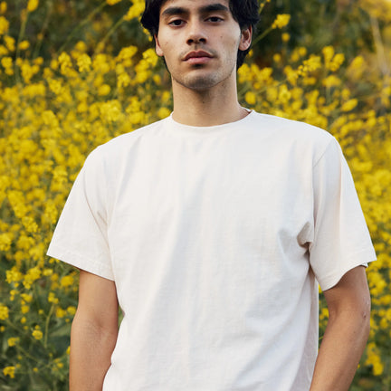 On The Farm Raw Hem Tee, Cloud