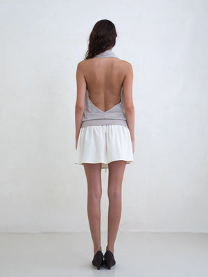 Rhea Mini Skirt, Butter