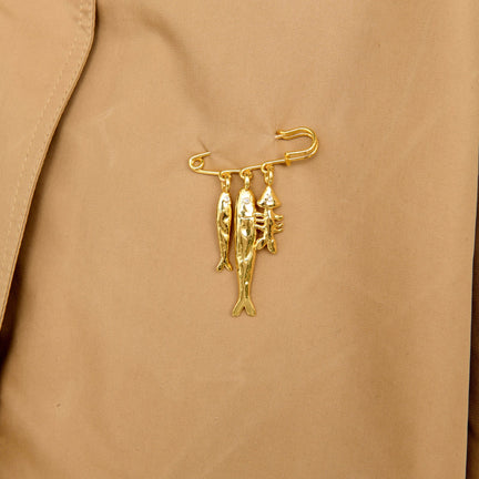 Sardine Brooch