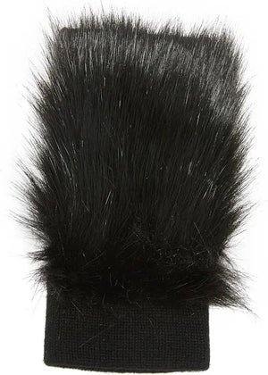 K119X Fingerless w/ Faux Fur, Black