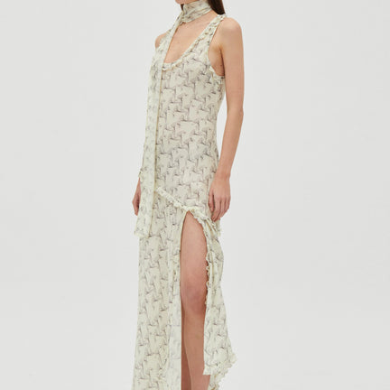 Solace Frill Tank Maxi, Creeping Vine