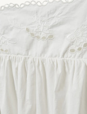 Kristen Babydoll Dress, White