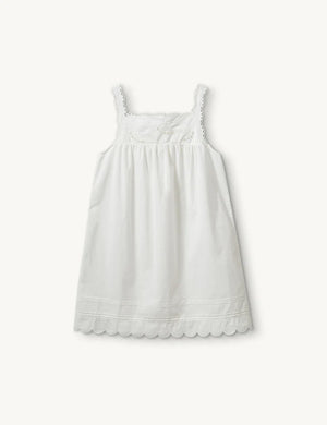 Kristen Babydoll Dress, White
