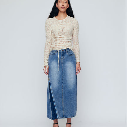 Lola Lace Top, Ivory