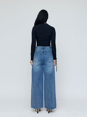 Zipper Jeans, Indigo