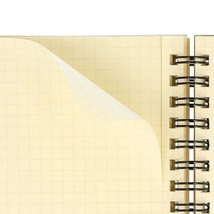 Rollbahn Spiral Notebook in Yellow, Large (5.5" X 7")