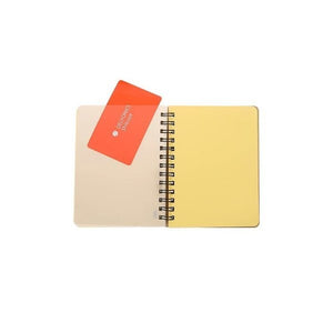 Rollbahn Spiral Notebook in Yellow, Large (5.5" X 7")