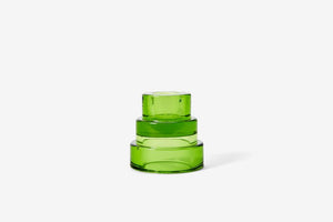 Terrace Candle Holder, Green