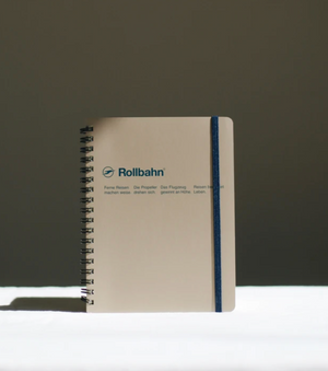 Rollbahn Spiral Notebook, Pocket Memo 4.5" x 5.5", Greige