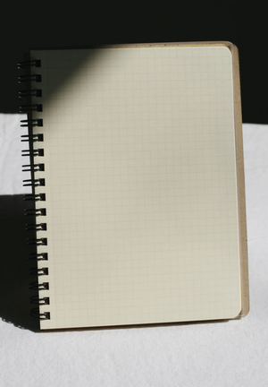 Rollbahn Spiral Notebook, Pocket Memo 4.5" x 5.5", Greige