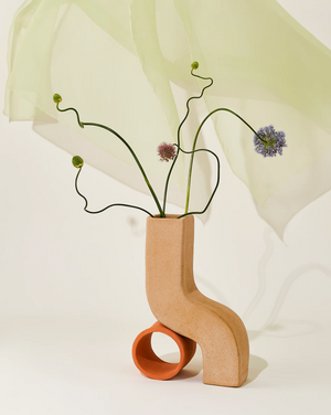 Doline Vase, Speckled Terracotta