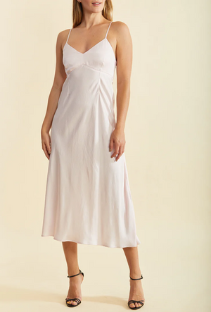 Verdi Slip Dress, Rose
