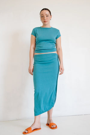 Costa Skirt, Ozone Blue