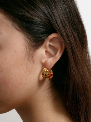 Ciara Hoops in Gold