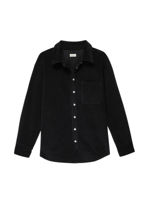 Corduroy Button Down, Jet