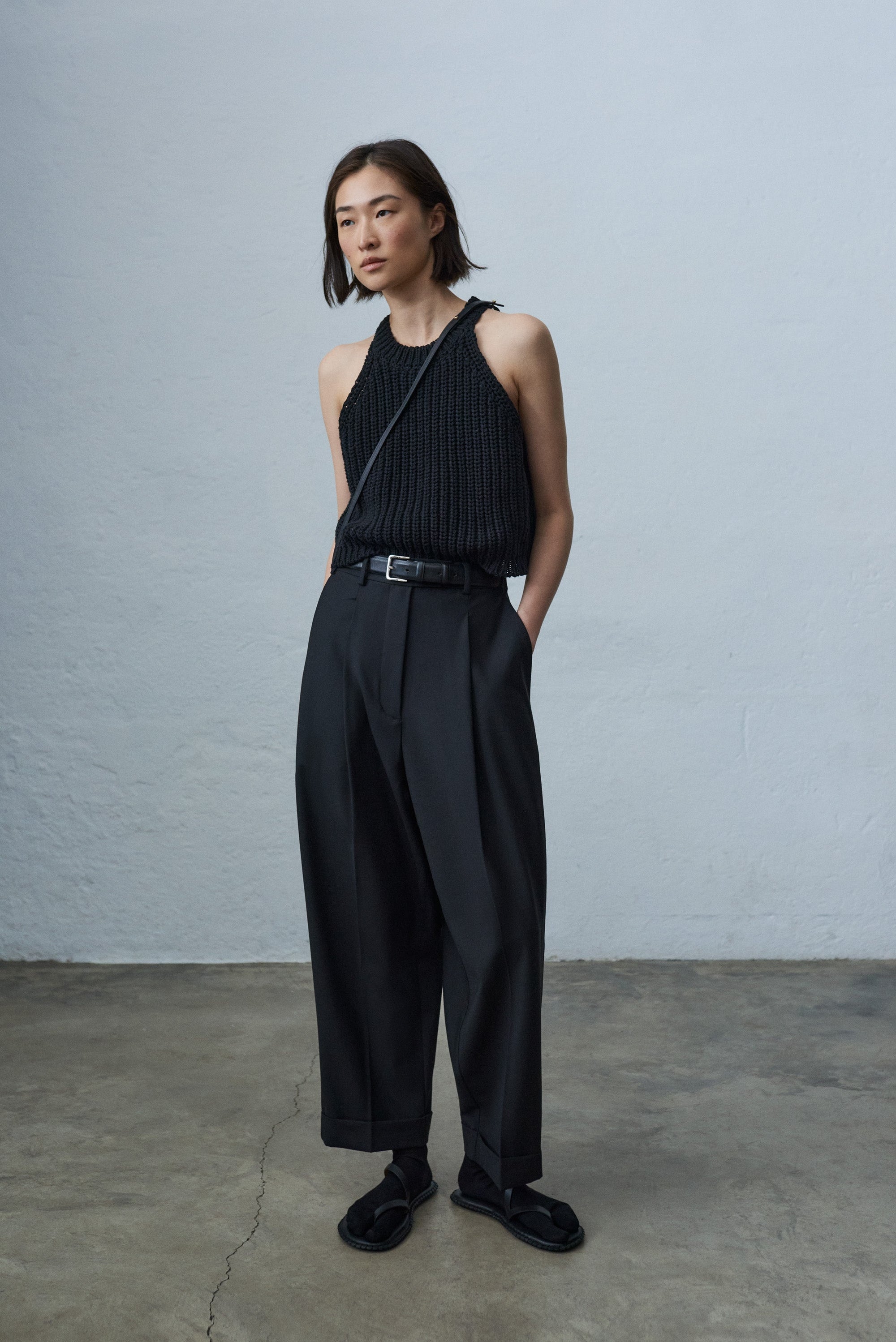 Tailoring Masculine Pant, Black