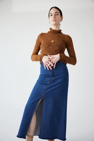 Lace Maeva Turtleneck, Resin