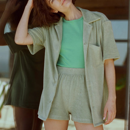 Tommy Terry Bowling Shirt, Sage